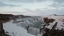 4K Time lapse Gullfoss waterfall