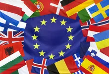 Concept  Europeen Flag with Countries