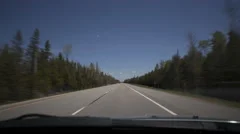 4K Hyperlapse Time Lapse Highway Dashboard