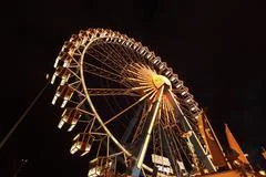 High Ferry Wheel At The Oktoberfest