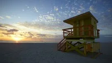 Miami Beach sunrise timelapse