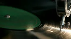 Vintage Gramophone Playing A Record