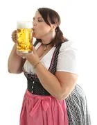 Girl Kissing Oktoberfest Beer Mug