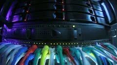 Server Rack Blue Toned