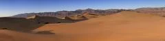 Death Valley Mesquite Flat Sand Dunes Panorama