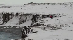 Time Lapse Zoom Out Sellfoss Waterfall