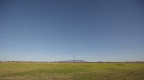 Timelapse Arizona Skydiver