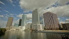 Tampa Skyline Riverfront Timelapse