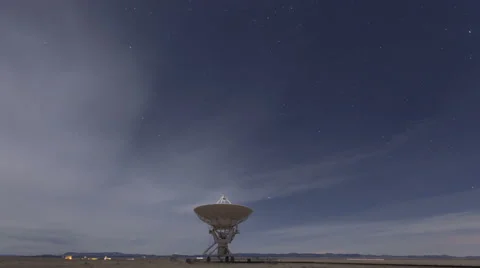 4K Time Lapse Very Large Array Radio Telescopes