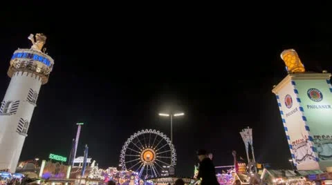 Ferry Wheel Timelapse Oktoberfest