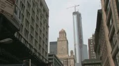 Elevated Train In Chicago