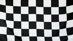 Finish Race Flag Real Fabric