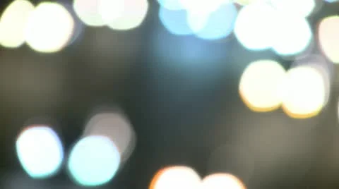 Highway Traffic At Night