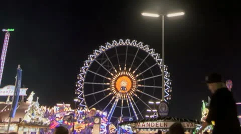 Ferry Wheel Timelapse Oktoberfest