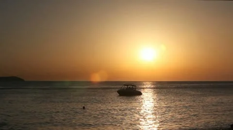Boating At Ibiza Sunset