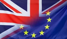 European Flag merged with Flag of Great Britain