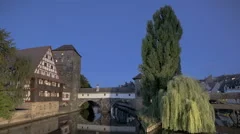 Timelapse Nuernberg Charles Bridge View