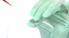 Laboratory Research, Dropping Liquid To Test Tube