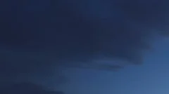 Time Lapse Close Up Tilt Shot Down Boston Skyline At Twilight