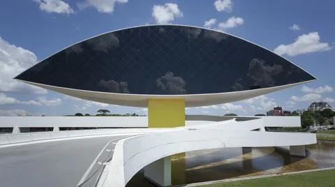 4K Time Lapse Eye-Shaped Monument