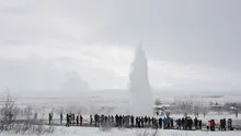 Slowmotion Geyser Strokkur Eruption Iceland