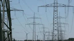 Wind Turbine And Power Lines