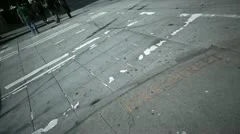 People At Crossing