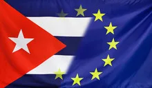 European Flag merged with Flag of Cuba