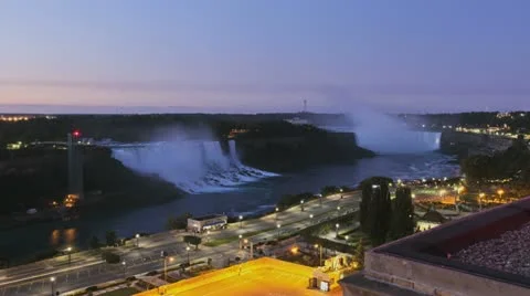 Timelapse Niagara Falls Sunrise