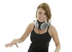 Woman With Headphones