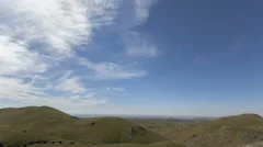 Timelapse Clouds Over Hills