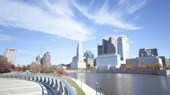 4K Time Lapse Columbus Skyline