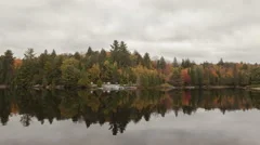 4K Time Lapse Fall Colors At A Lake