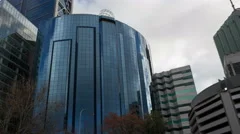 4K Timelapse Perth Skyscrapers Close Up