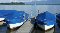Boats Tied Up At Jetty
