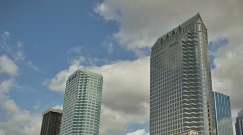 Tampa Skyline Riverfront Timelapse