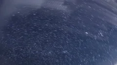 4K Time Lapse Zoom Out Night Sky Star Trails