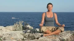 Meditation At Sea On A Rock
