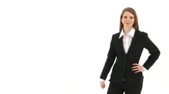 Woman Counting To Three