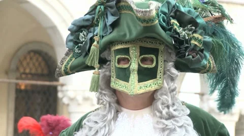 Masked Person In Venice