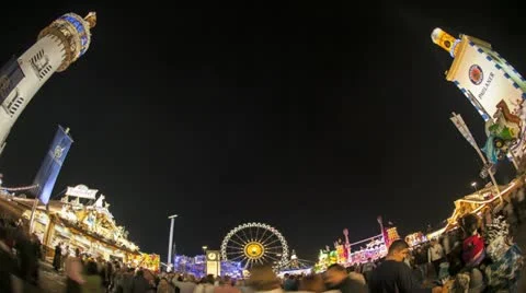 Oktoberfest Fisheye Timelapse