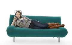 Woman Listening To Music