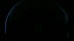Lightbulb Glowing Blue Outline