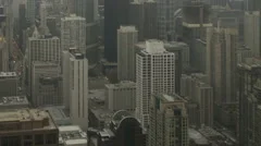 Time Lapse Zoom Out Chicago Skyline Sunset