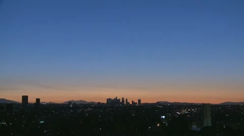 Los Angeles Skyline Sunrise