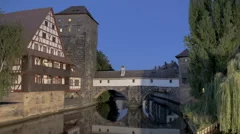 Timelapse Nuernberg Charles Bridge View