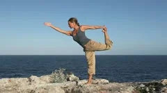 Yoga Excercise At Sea