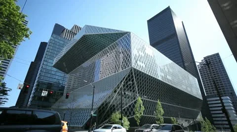 Public Librabry Seattle Timelapse