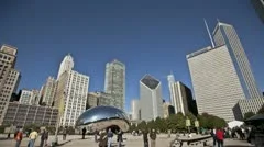 Timelapse Chicago Cloud Gate