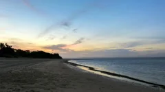 Timelapse Sunset At The Beach